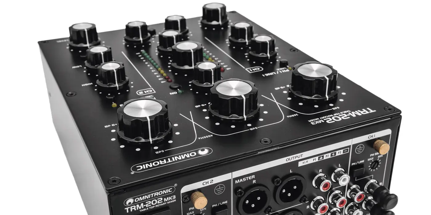 OMNITRONIC Mixer rotativo Primo piano
