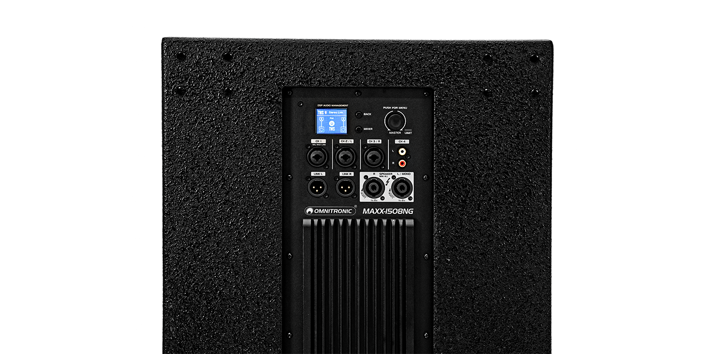 OMNITRONIC MAXX NG Serie Rückseite