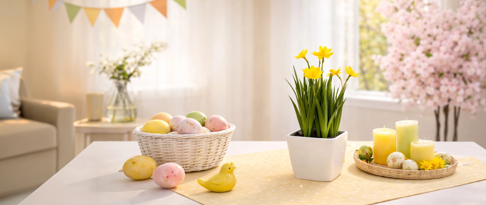 EUROPALMS Frühling mit Kunstpflanzen Titelbild