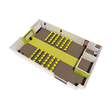 Intusonic Anwendungsbeispiel Vorlesungssaal