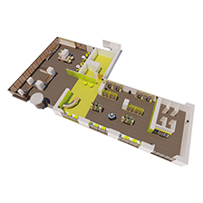 Intusonic Anwendungsbeispiel Geschäft im Einzelhandel