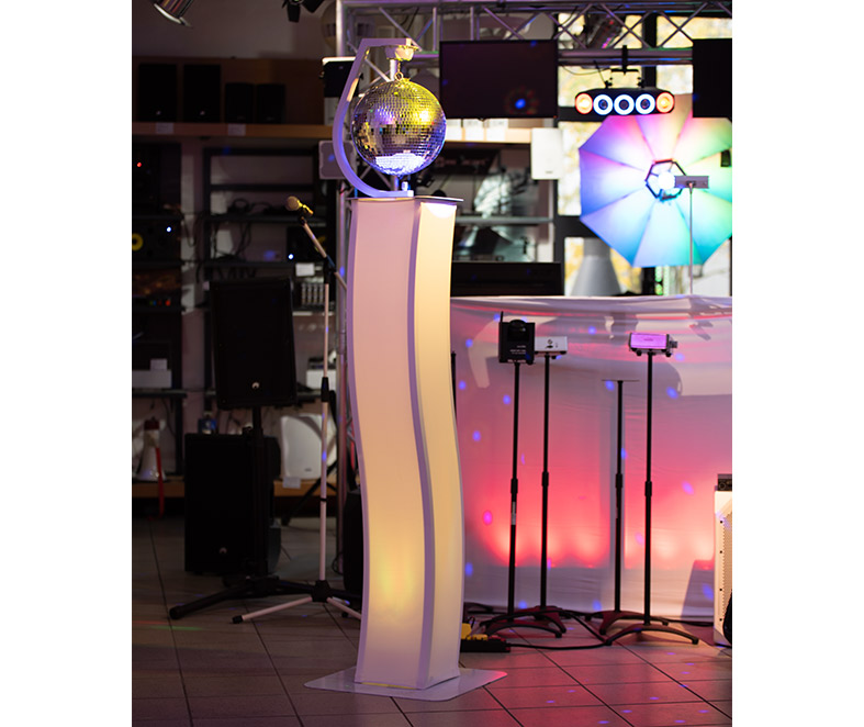 EUROLITE Stage Stand mirror ball