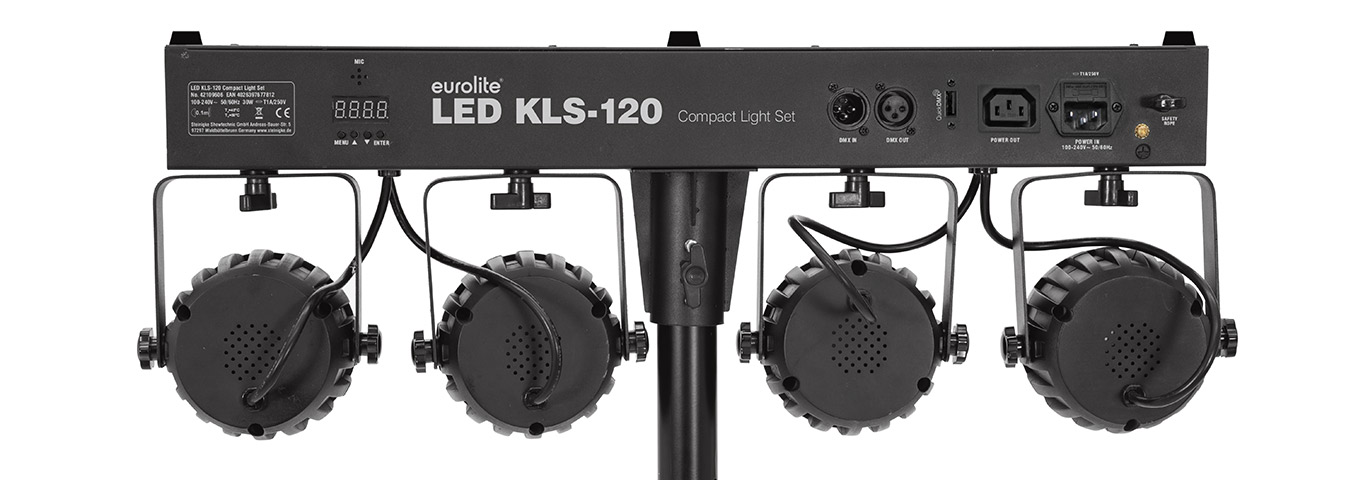 EUROLITE LED KLS-120 Compact Light Set connections