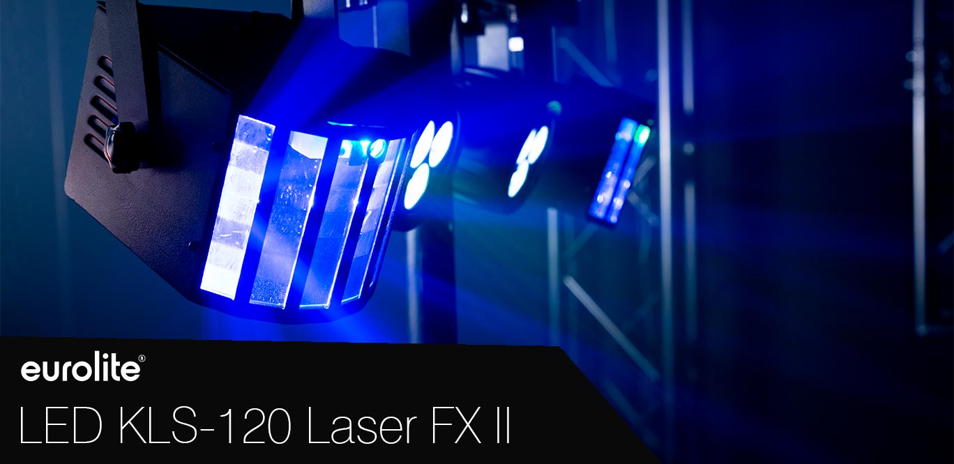 EUROLITE LED KLS-120 Laser FX II Kompakt-Lichtset Titelbild
