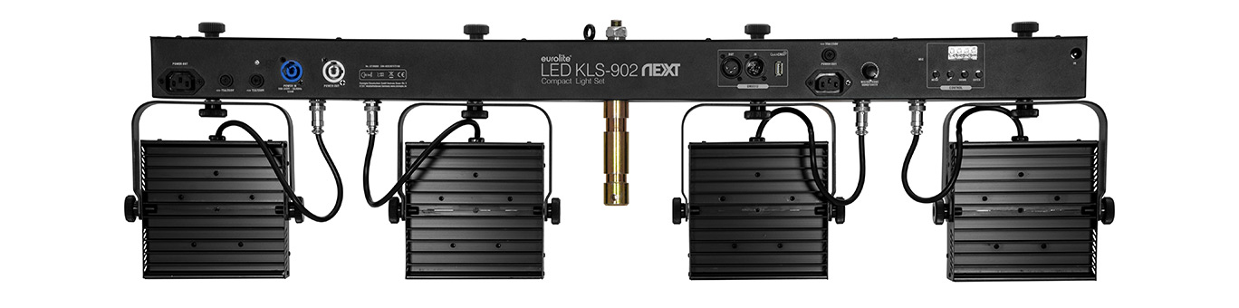 EUROLITE LED KLS-902 Next Kompakt-Lichtset Anschlüsse