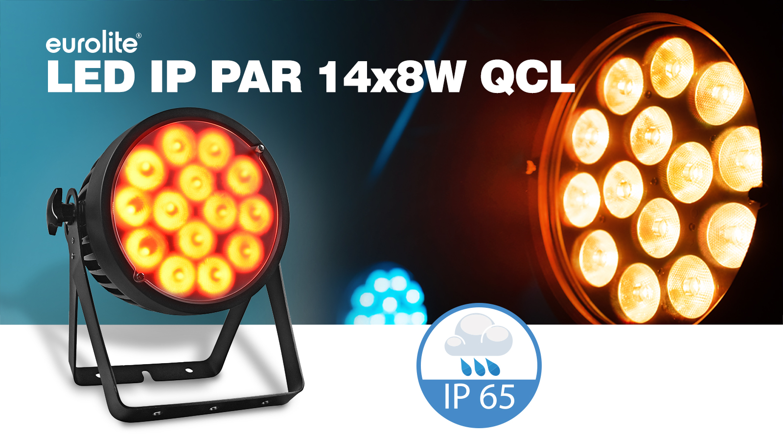 EUROLITE LED IP PAR 14x8W QCL title image